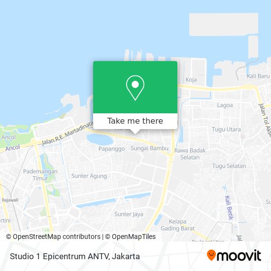 Studio 1 Epicentrum ANTV map