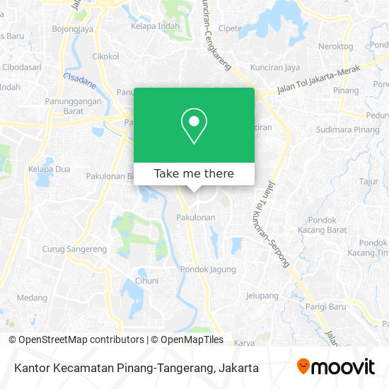 Kantor Kecamatan Pinang-Tangerang map