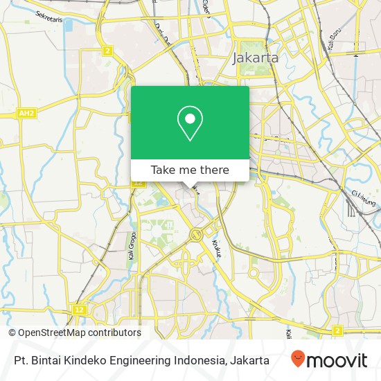 Pt. Bintai Kindeko Engineering Indonesia map