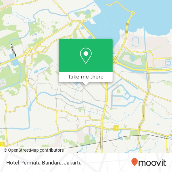 Hotel Permata Bandara map