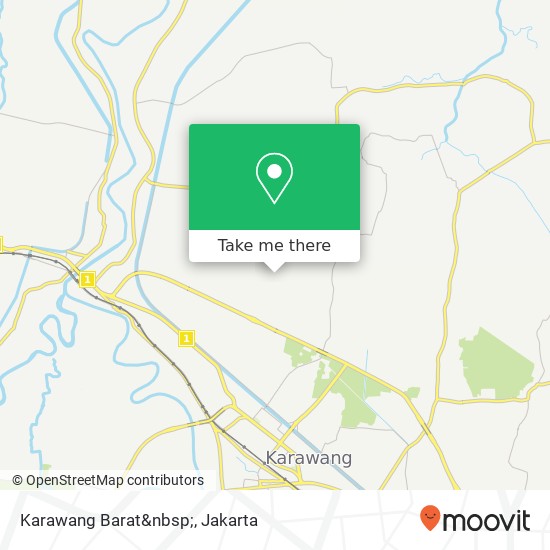 Karawang Barat&nbsp; map