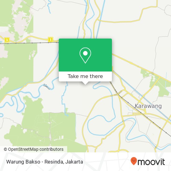 Warung Bakso - Resinda map