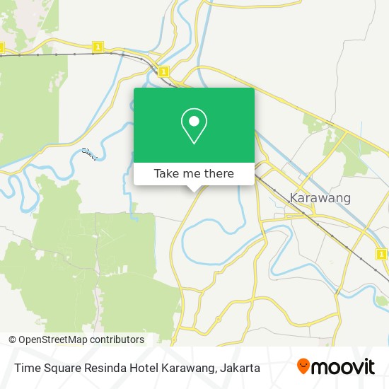 Time Square Resinda Hotel Karawang map