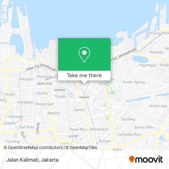 Jalan Kalimati map