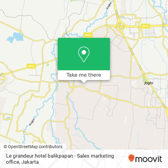 Le grandeur hotel balikpapan -  Sales marketing office map