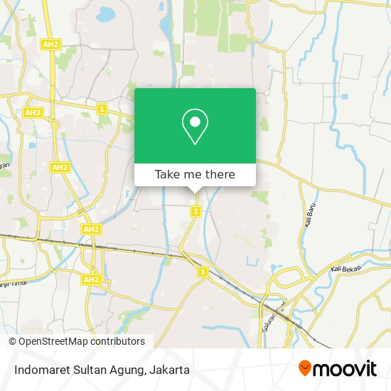 Indomaret Sultan Agung map