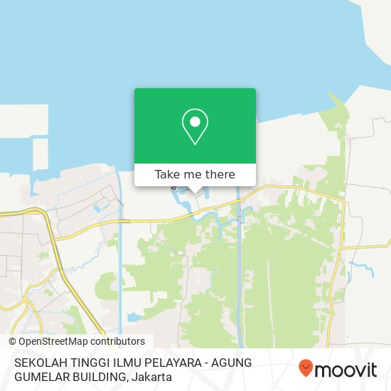 SEKOLAH TINGGI ILMU PELAYARA - AGUNG GUMELAR BUILDING map