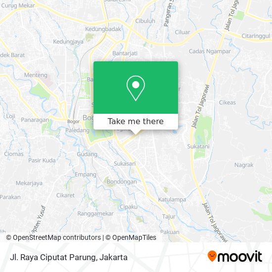 Jl. Raya Ciputat Parung map