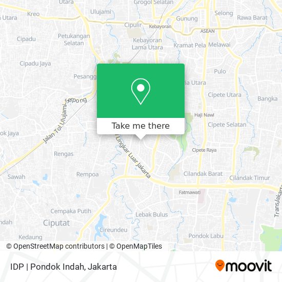 IDP | Pondok Indah map