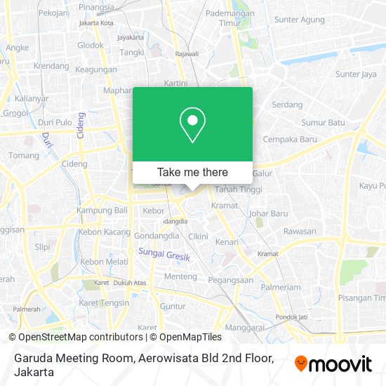 Garuda Meeting Room, Aerowisata Bld 2nd Floor map