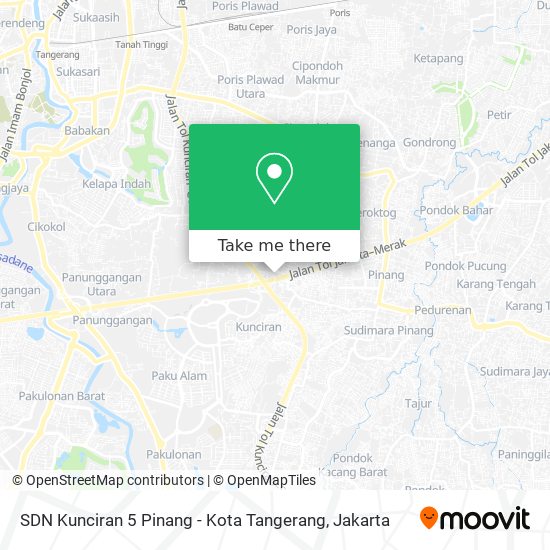 SDN Kunciran 5 Pinang - Kota Tangerang map