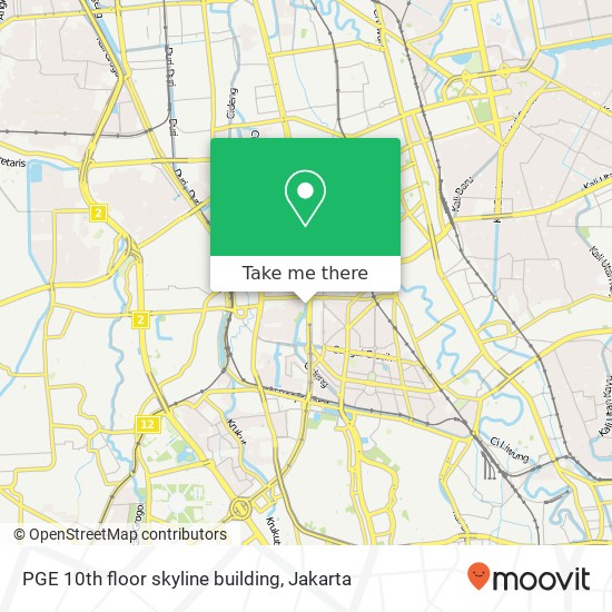 PGE 10th floor skyline building map