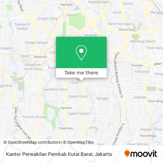 Kantor Perwakilan Pemkab Kutai Barat map