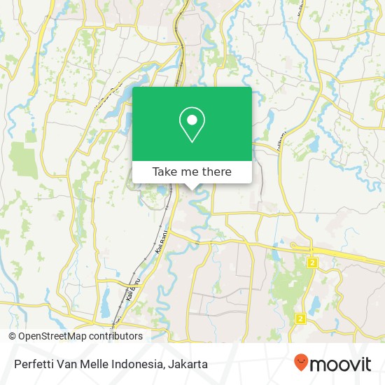 Perfetti Van Melle Indonesia map