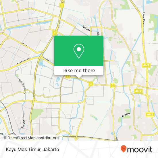 Kayu Mas Timur map