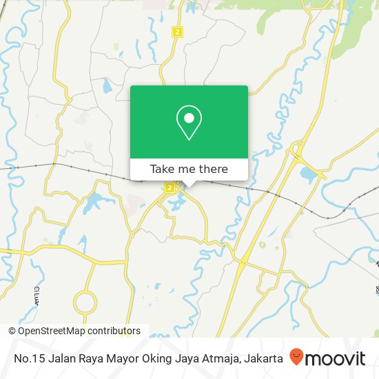 No.15 Jalan Raya Mayor Oking Jaya Atmaja map