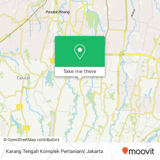 Karang Tengah Komplek PertanianV map