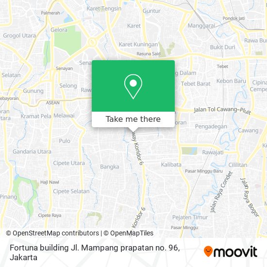 Fortuna building Jl. Mampang prapatan no. 96 map