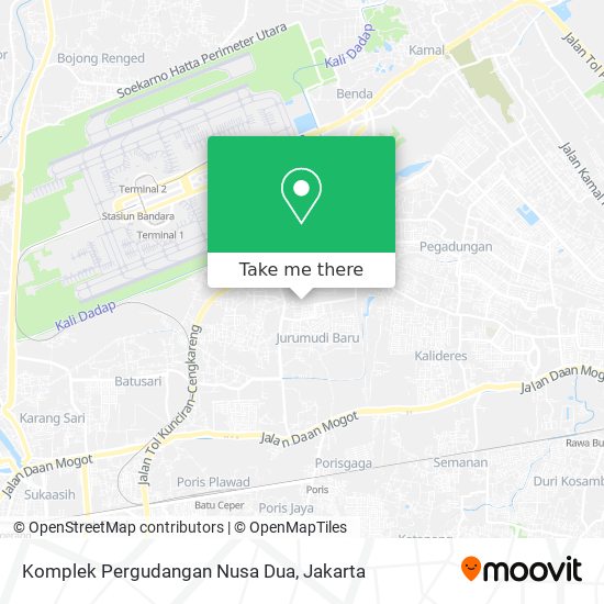 Komplek Pergudangan Nusa Dua map