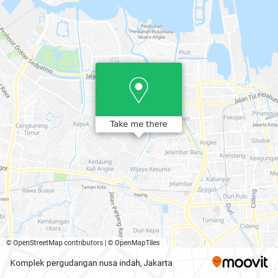 Komplek pergudangan nusa indah map