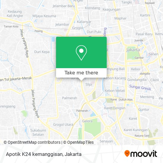 Apotik K24 kemanggisan map