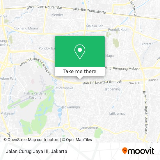 Jalan Curug Jaya III map