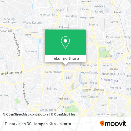 Pusat Jajan RS Harapan Kita map