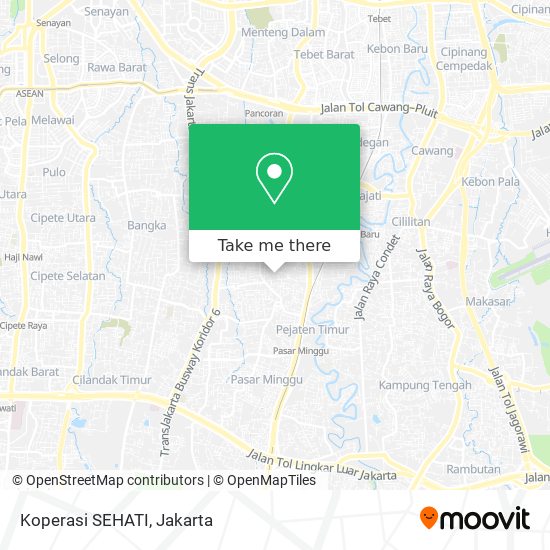 Koperasi SEHATI map