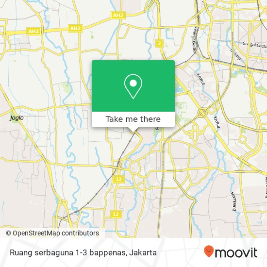 Ruang serbaguna 1-3 bappenas map