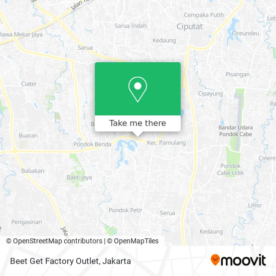Beet Get Factory Outlet map