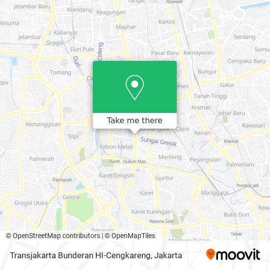 Transjakarta Bunderan HI-Cengkareng map