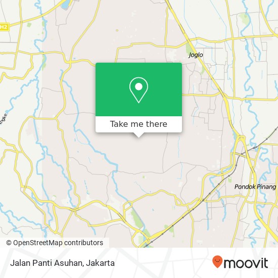 Jalan Panti Asuhan map