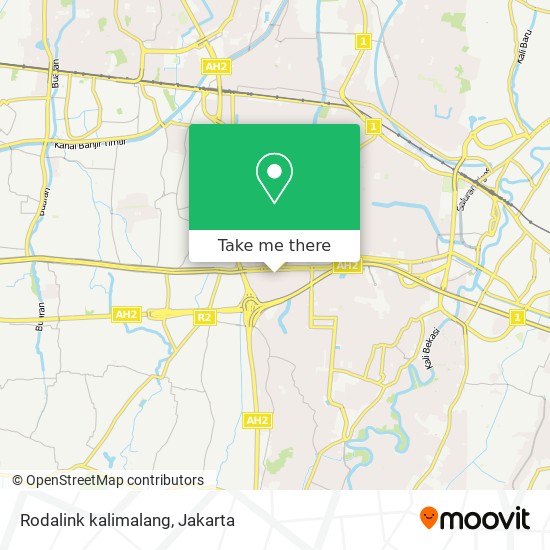 Rodalink kalimalang map