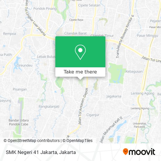 SMK Negeri 41 Jakarta map