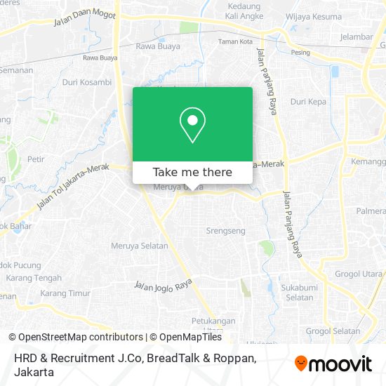 HRD & Recruitment J.Co, BreadTalk & Roppan map