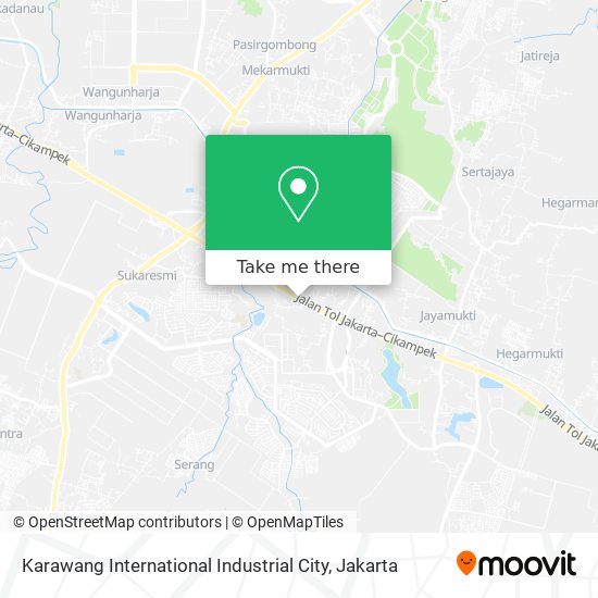 Karawang International Industrial City map