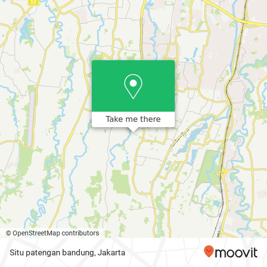 Situ patengan bandung map