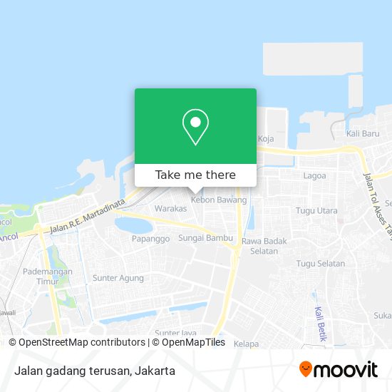 Jalan gadang terusan map