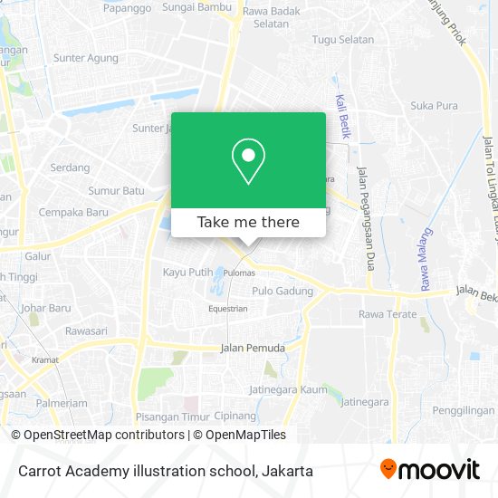 Carrot Academy illustration school map