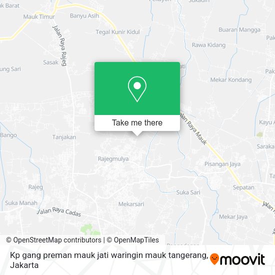 Kp gang preman mauk jati waringin mauk tangerang map