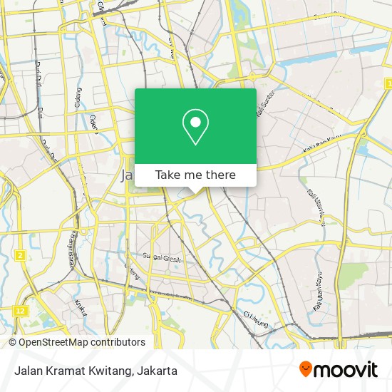 Jalan Kramat Kwitang map