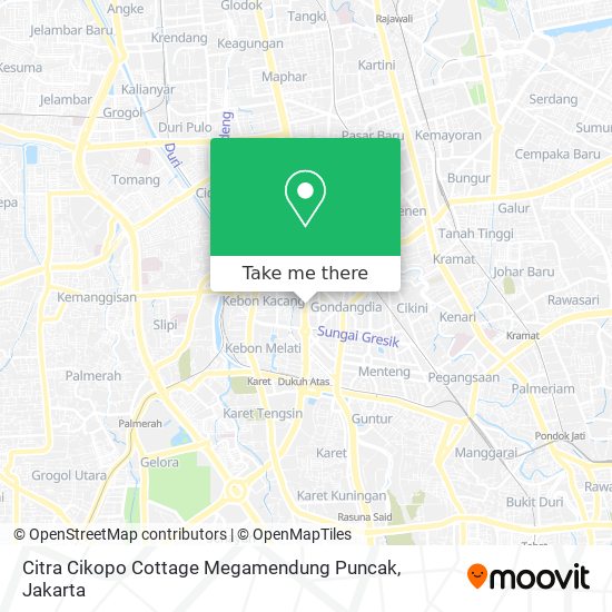 Citra Cikopo Cottage Megamendung Puncak map