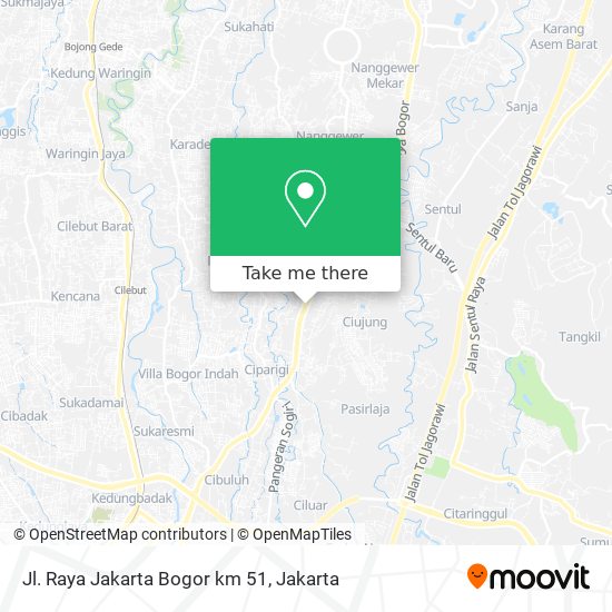 Jl. Raya Jakarta Bogor km 51 map