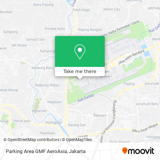 Parking Area GMF AeroAsia map