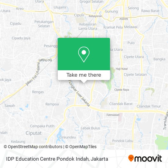 IDP Education Centre Pondok Indah map