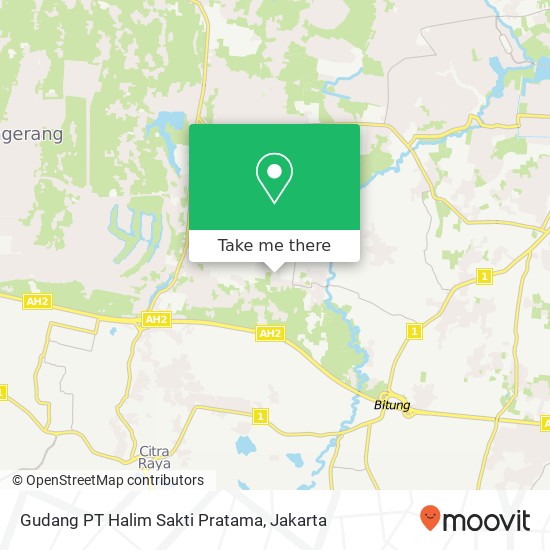 Gudang PT Halim Sakti Pratama map