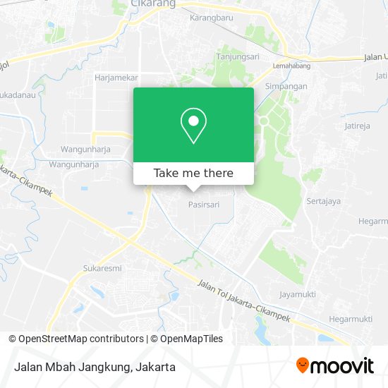 Jalan Mbah Jangkung map