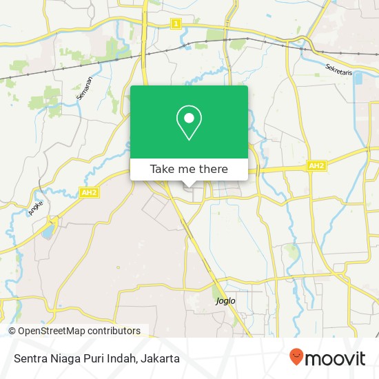 Sentra Niaga Puri Indah map