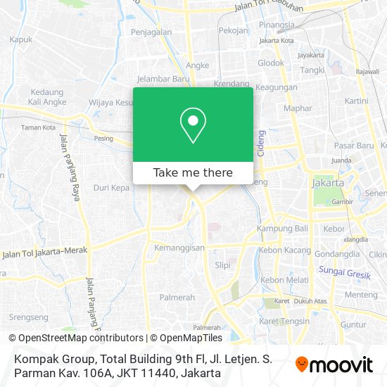 Kompak Group, Total Building 9th Fl, Jl. Letjen. S. Parman Kav. 106A, JKT 11440 map
