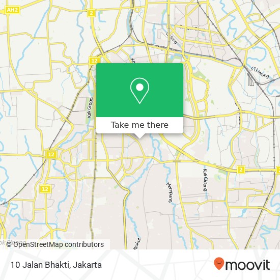 10 Jalan Bhakti map